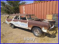 VTG 1965 Chevelle 4 Door Wagon, Parts Car Roller, Solid Frame VTG 1965 Chevelle 4 Door Wagon, Parts Car Roller, Solid Frame