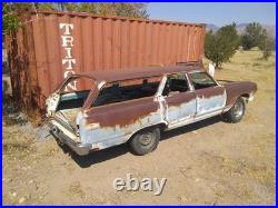 VTG 1965 Chevelle 4 Door Wagon, Parts Car Roller, Solid Frame VTG 1965 Chevelle 4 Door Wagon, Parts Car Roller, Solid Frame