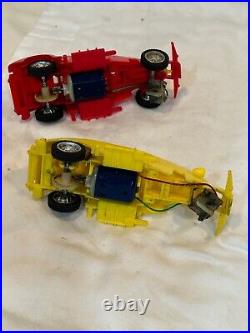 VTG 60s ELDON 1/32 Scale Jalopy Crash Car Slot Car LOT Pieces/Parts/Cars/Papers