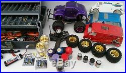 VTG COLLECTION Tamiya R/C LUNCHBOX RC Cars/Controllers withEXTRA Parts & CHARGER