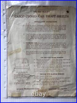 VTG Casco Closed Car Draft Shields Glass Slanting Windows 100 Series Truck Part