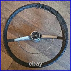VTG Chevy Impala Steering Wheel With Horn Button Car Part Salvaged 16