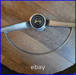 VTG Chevy Impala Steering Wheel With Horn Button Car Part Salvaged 16