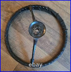 VTG Chevy Impala Steering Wheel With Horn Button Car Part Salvaged 16