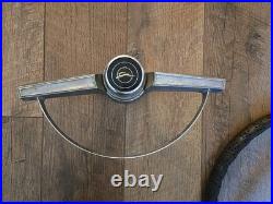 VTG Chevy Impala Steering Wheel With Horn Button Car Part Salvaged 16