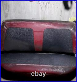 VTG Classic Car OG Bel Air Red Leather Seat Restoration Build Barn Find Parts