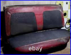 VTG Classic Car OG Bel Air Red Leather Seat Restoration Build Barn Find Parts