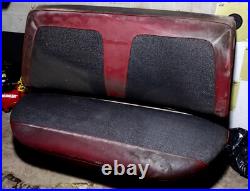 VTG Classic Car OG Bel Air Red Leather Seat Restoration Build Barn Find Parts