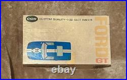 VTG Cox Ford GT Slot Car Racer 1/32 IB With 2 Other Car Bodies & Misc Parts Works