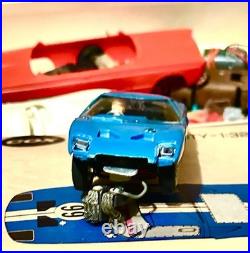 VTG Cox Ford GT Slot Car Racer 1/32 IB With 2 Other Car Bodies & Misc Parts Works VTG Cox Ford GT Slot Car Racer 1/32 IB With 2 Other Car Bodies & Misc Parts Works