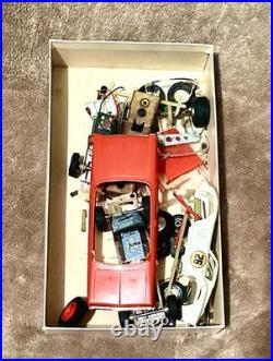 VTG Cox Ford GT Slot Car Racer 1/32 IB With 2 Other Car Bodies & Misc Parts Works