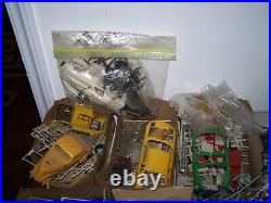 VTG Lot Car Truck Model Parts Junkyard Chevy Ford Harley Hubs Tires AMT 1/25