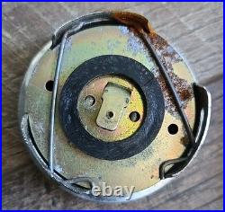 VTG Maserati Wood & Metal Steering Wheel With Horn Button Car Part Salvaged 14