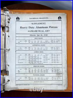 VTG Original 1945-48 Thompson Products Car Parts Distributors Catalog ADVERTISE VTG Original 1945-48 Thompson Products Car Parts Distributors Catalog ADVERTISE