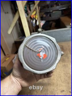 VTG Rare Ornate Green Spot Headlamp Headlight Car Motorcycle Accessory Parts USA