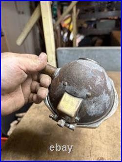 VTG Rare Ornate Green Spot Headlamp Headlight Car Motorcycle Accessory Parts USA