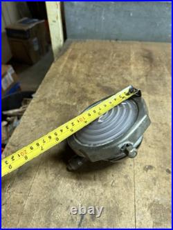 VTG Rare Ornate Green Spot Headlamp Headlight Car Motorcycle Accessory Parts USA