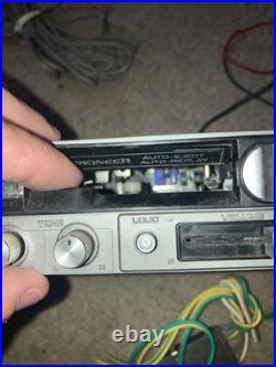 VTG Vintage PIONEER KP-373 Car Radio & Cassette Player + TS-100 Speakers (Parts)