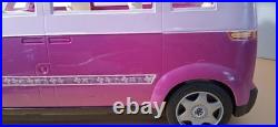 VW 2002 Mattel BARBIE Pink Volkswagen Microbus Van SUV Vintage RARE for PARTS