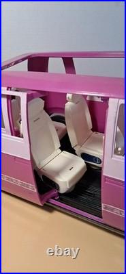 VW 2002 Mattel BARBIE Pink Volkswagen Microbus Van SUV Vintage RARE for PARTS