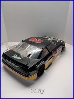 Vintage 1/10 Rc Pan Car With MGD #2 Rusty Wallace NASCAR Body Parts Car