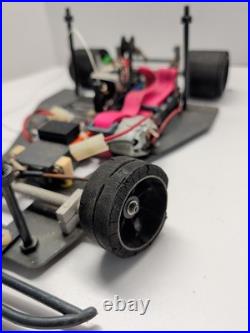 Vintage 1/10 Rc Pan Car With MGD #2 Rusty Wallace NASCAR Body Parts Car