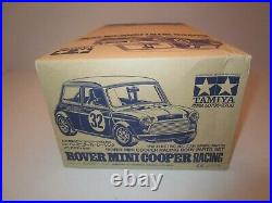 Vintage-1/10 Tamiya-Rover Mini Cooper Racing Body Parts Set (50795) (58211)