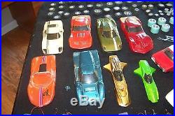 Vintage 1/24 Slot Car Lot Motors Bodies Chassis Parts Tires + BZ Kogure Cox +