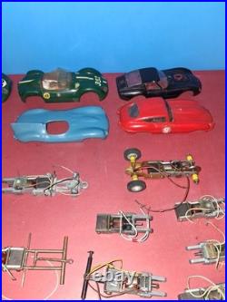 Vintage 1/32 Strombecker Dynamic Chassis & Pittman Motor Slot Car Parts Lot