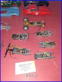 Vintage 1/32 Strombecker Dynamic Chassis & Pittman Motor Slot Car Parts Lot