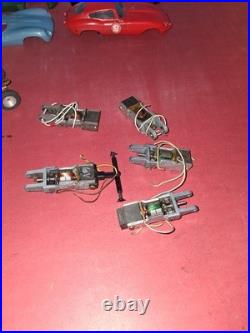 Vintage 1/32 Strombecker Dynamic Chassis & Pittman Motor Slot Car Parts Lot