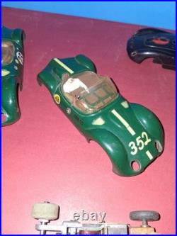 Vintage 1/32 Strombecker Dynamic Chassis & Pittman Motor Slot Car Parts Lot