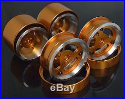 Vintage 1.5 Aluminum Wheel 3 Pieces For Team Associated RC10 Gold(out of stock)
