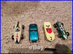 Vintage 1060-1970 T-Jet Aurora Slot Cars Lot (14) Cars, parts, bodies