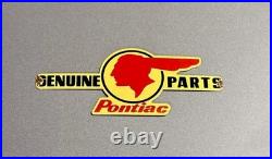 Vintage 18 Pontiac Indian Parts Porcelain Sign Car Gas Truck Oil Motorcycle