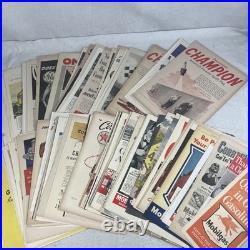 Vintage 1920s-1950s Oil Gas Parts Car Ads Full Page Magazine lot +150 Mobil
