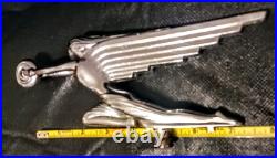Vintage 1937 USA PACKARD GODDESS of SPEED Auto Radiator Hood Ornament Part 1938