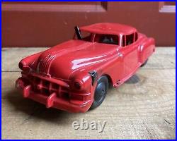 Vintage 1940s/50s MAR MARX Wind Up Red Toy Car Made From Plastic Tin For Parts