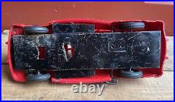 Vintage 1940s/50s MAR MARX Wind Up Red Toy Car Made From Plastic Tin For Parts