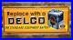 Vintage-1949-Delco-Porcelain-Sign-Battery-Auto-Parts-Gas-Oil-Veribrite-Car-Truck-01-nc