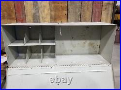 Vintage 1950/60s FoMoCo Ford Motor Co parts display metal cabinet Inv695