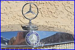 Vintage 1950-60s MERCEDES-BENZ FRONT GRILL with EMBLEM BADGE Original Car Part Vintage 1950-60s MERCEDES-BENZ FRONT GRILL with EMBLEM BADGE Original Car Part