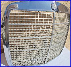 Vintage 1950-60s MERCEDES-BENZ FRONT GRILL with EMBLEM BADGE Original Car Part Vintage 1950-60s MERCEDES-BENZ FRONT GRILL with EMBLEM BADGE Original Car Part