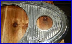 Vintage 1950's GM Buick Pair of Chrome Headlight Bezels with Screws OEM Car Part