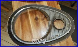 Vintage 1950's GM Buick Pair of Chrome Headlight Bezels with Screws OEM Car Part