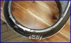 Vintage 1950's GM Buick Pair of Chrome Headlight Bezels with Screws OEM Car Part