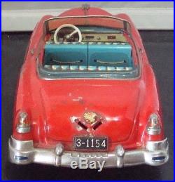 Vintage 1950s CADILLAC Friction 11.5 Toy Car! Parts / Restore! By Alps! Japan