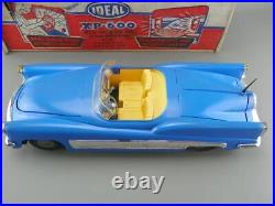 Vintage 1954 Ideal XP-600 Blue Fix it Car of Tomorrow with Parts & Display Box VGC