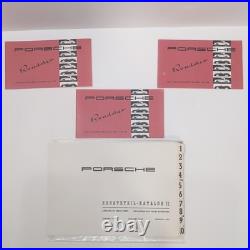 Vintage 1955 Porsche 356 Spare Parts Katalog II Catalog Lot Roadster Care Books