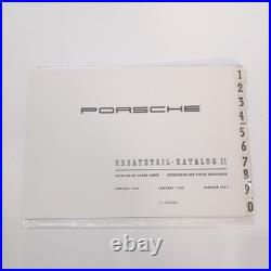 Vintage 1955 Porsche 356 Spare Parts Katalog II Catalog Lot Roadster Care Books